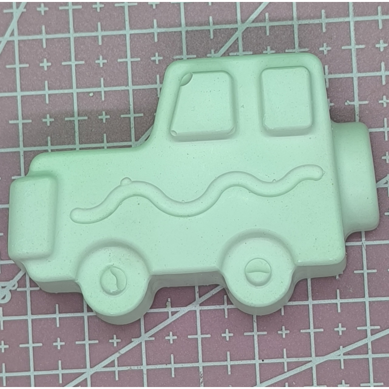Гіпсова фігурка (барильєф) для розмальовування. Джип.