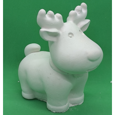 Гіпсова фігурка для розмальовування. Новогодний олень.