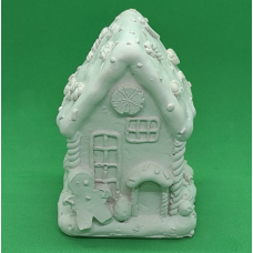 Гіпсова фігурка для розмальовування. Пряниковий будиночок із господарем.