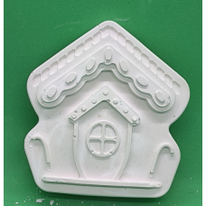 Гіпсова фігурка (барильєф) для розмальовування. Будиночок 1