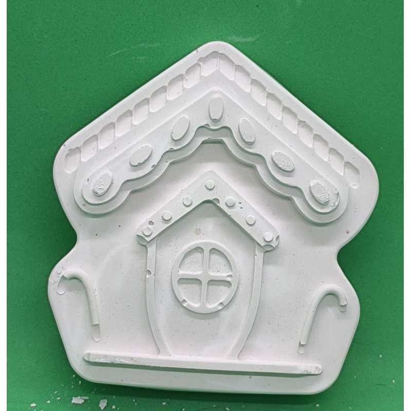 Гіпсова фігурка (барильєф) для розмальовування. Будиночок 1