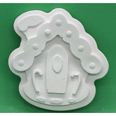 Гіпсова фігурка (барильєф) для розмальовування. Будиночок 2.