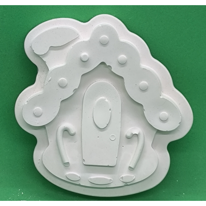 Гіпсова фігурка (барильєф) для розмальовування. Будиночок 2.