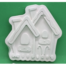 Гіпсова фігурка (барильєф) для розмальовування. Будиночок 3.