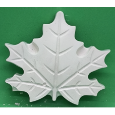 Гіпсова фігурка (барильєф) для розмальовування. Кленовий листочок.