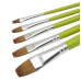 Набір пензликів з натурального ворсу 5 шт.