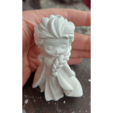 Гіпсова фігурка для розмальовування. Крижане серце, Ельза.