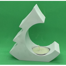 Підсвічник гіпсовий без покриття, Ялинка 2