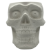Стаканчик для олівців, свічник гіпсовий без покриття, Череп.