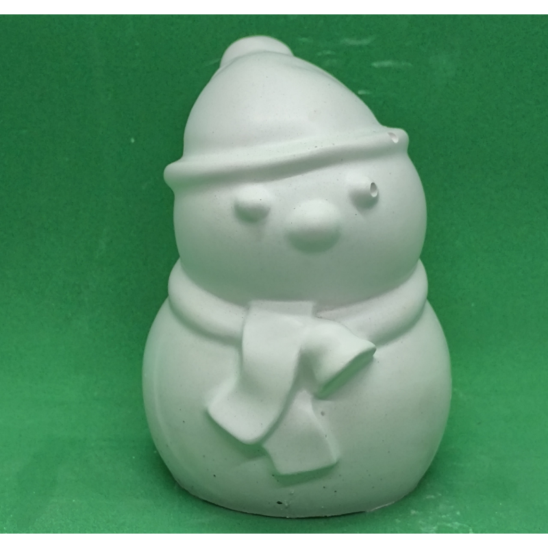 Гіпсова фігурка для розмальовування. Сніговик 2.