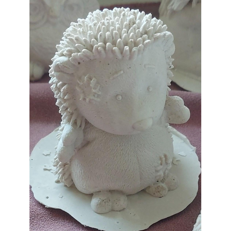 Гіпсова фігурка для розмальовування. Їжачок.