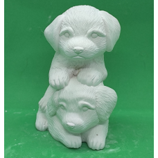 Гіпсова фігурка для розмальовування. Цуценята.