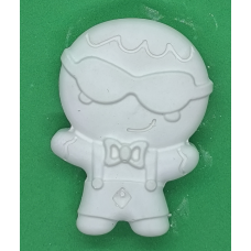 Гіпсова фігурка (барильєф) для розмальовування. Пряниковий чоловічок 1.