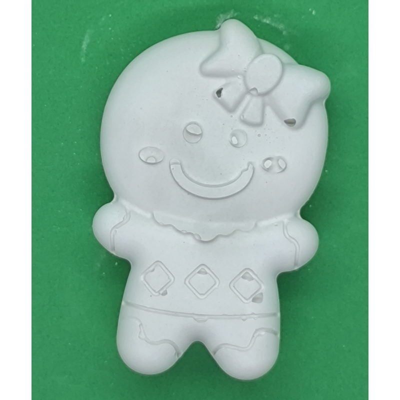 Гіпсова фігурка (барильєф) для розмальовування. Пряниковий чоловічок 3.