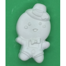 Гіпсова фігурка (барильєф) для розмальовування. Пряниковий чоловічок 4.