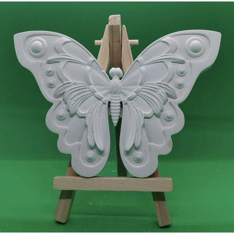 Гіпсовий барильєф. Декор для стіни. Метелик