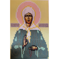 Схема для вишивання бісером ікони. Свята Матрона