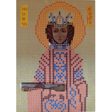 Схема для вишивання бісером ікони. Свята Анастасія