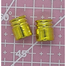 Наконечник, конечник для шнурка. Золотистий 2 шт.