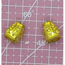 Наконечник, конечник для шнурка. Золотистий 2 шт.