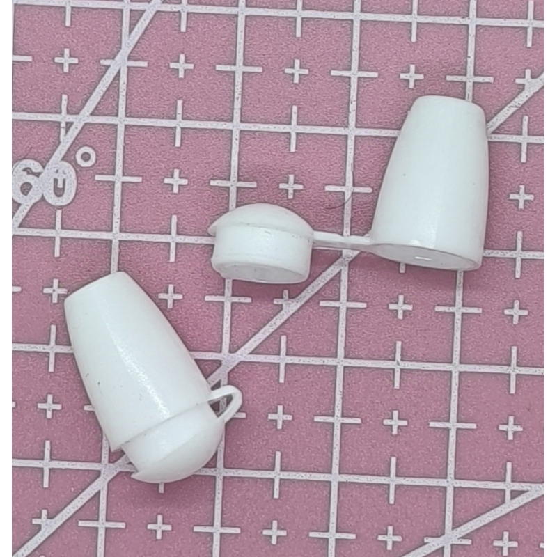 Наконечник, конечник для шнурка. Білий 2 шт.