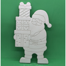 Гіпсовий барильєф. Декор для стіни. Дід мороз.