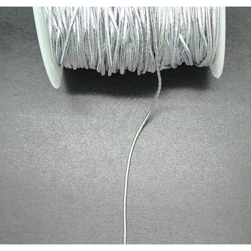 Гумка плоска 1 мм серибриста