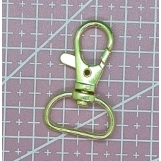 Карабін для сумки золотистий 4 см