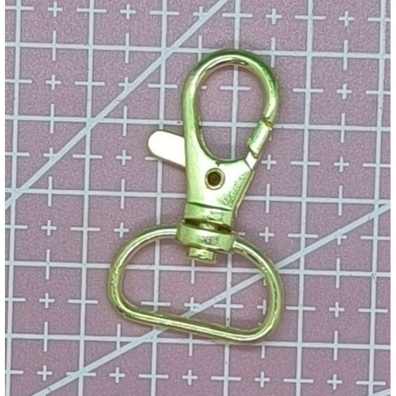 Карабін для сумки золотистий 4 см