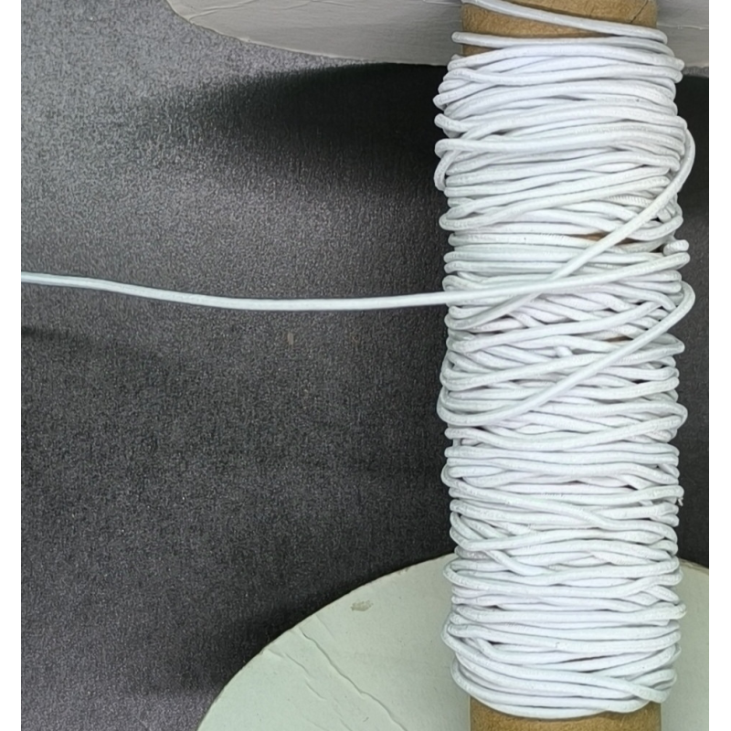 Гумка кругла 2 мм біла Гумка кругла 2 мм біла