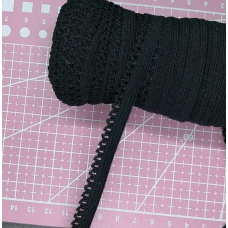 Гумка ажурна 10 мм чорна