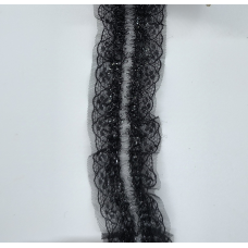 Гумка мереживо 50 мм чорна