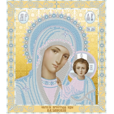 Набір для вишивання бісером. Образ Пресвятої Богородиці “Казанська“