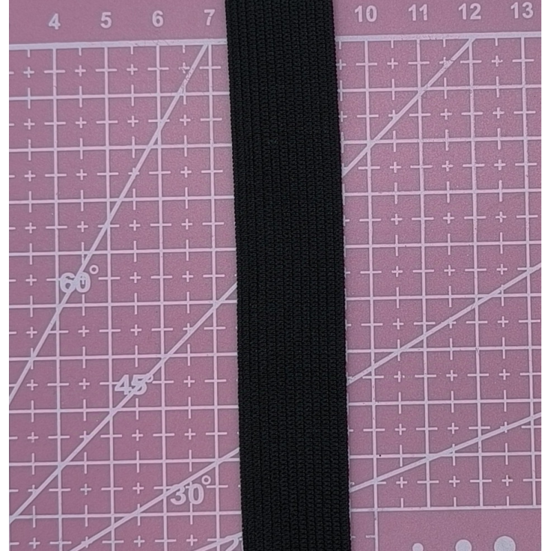 Гумка плоска 20 мм чорна