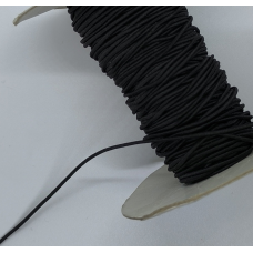 Гумка кругла 2 мм чорна