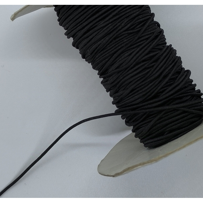 Гумка кругла 2 мм чорна Гумка кругла 2 мм чорна