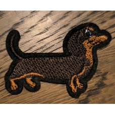 Аплікація для одягу. Такса.