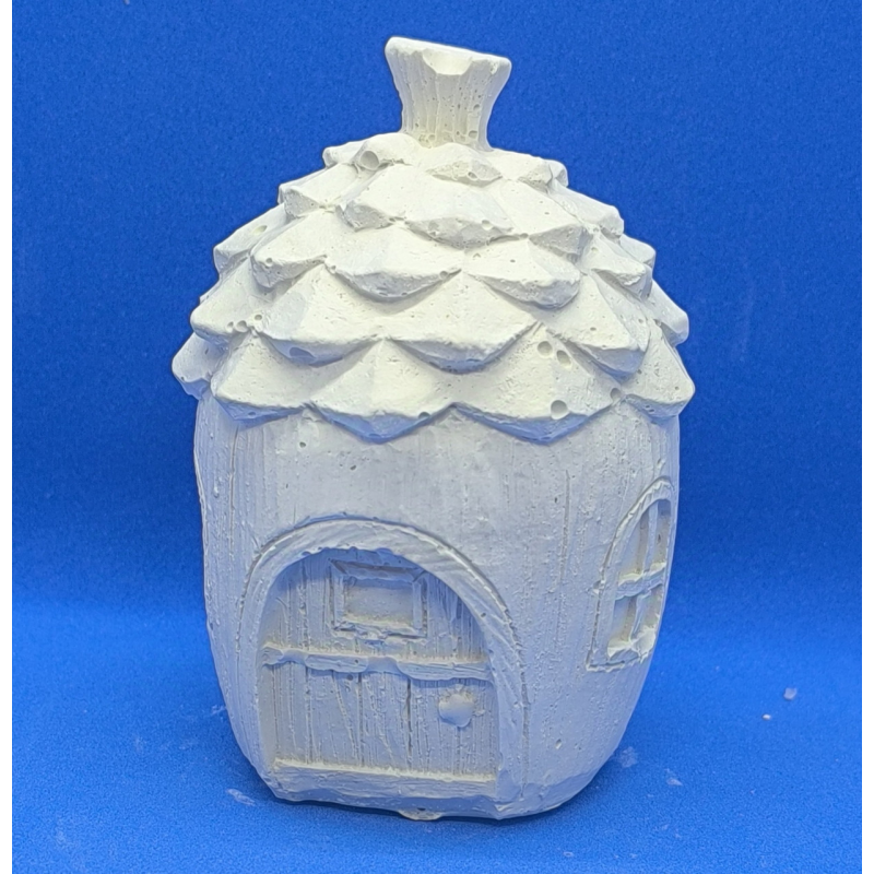 Гіпсова фігурка для розмальовування. Будиночок жолудь.