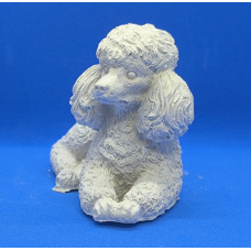 Гіпсова фігурка для розмальовування. Собака. Пудель лежить.