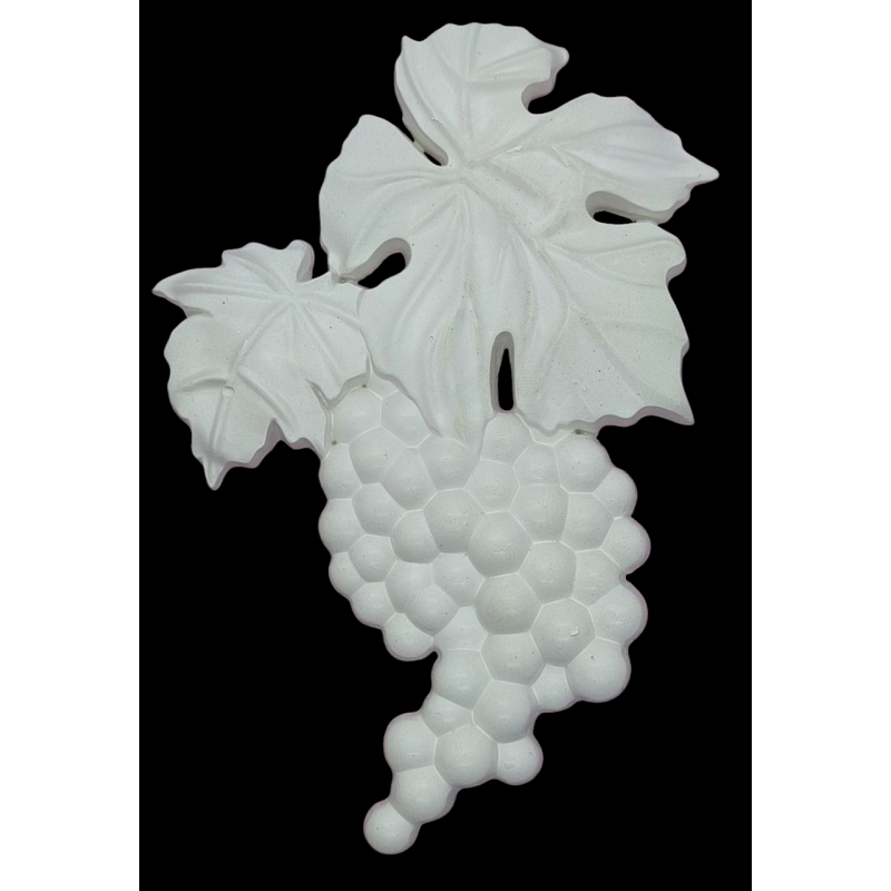 Гіпсовий барильєф. Декор для стіни. Виноград.