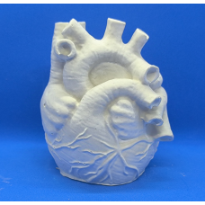 Підсвічник гіпсовий без покриття, Серце