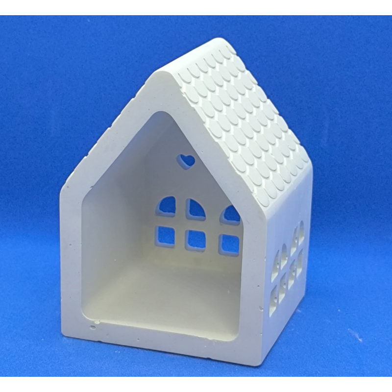 Підсвічник гіпсовий без покриття, Будиночок