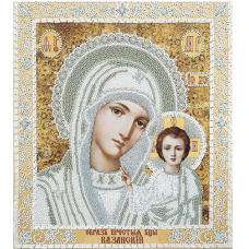 Набір для вишивання бісером. Образ Пресвятої Богородиці “Казанська“
