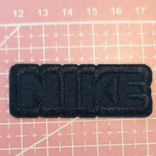 Аплікація для одягу спортивна чорна. Nike.
