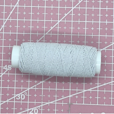 Нитка гумка біла