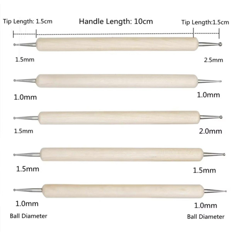 Набір силіконових стеків для моделювання (кулька)