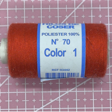 Нитки для шиття No70, червона