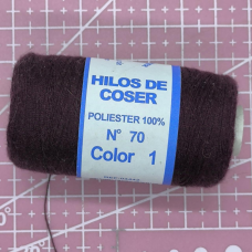 Нитки для шиття No70, бордова