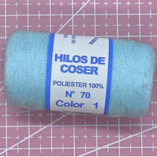 Нитки для шиття No70, бірюзова