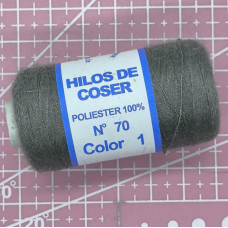 Нитки для шиття No70, сіра